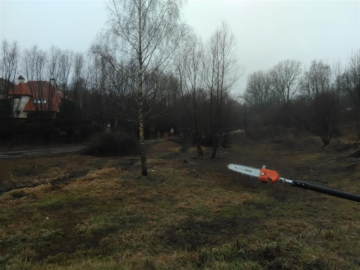 piła spalinowa stihl na wysięgniku konopnica osp
