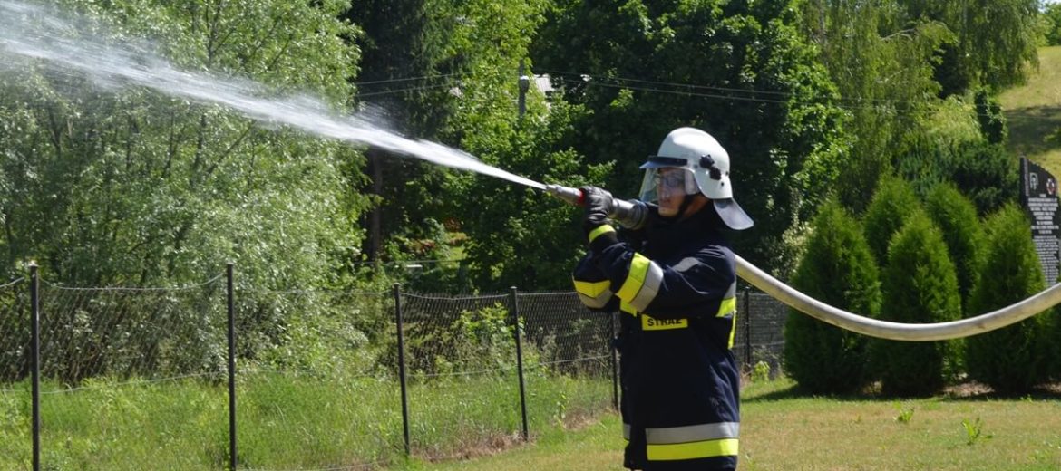 ćwiczenia nowych strażaków osp konopnica