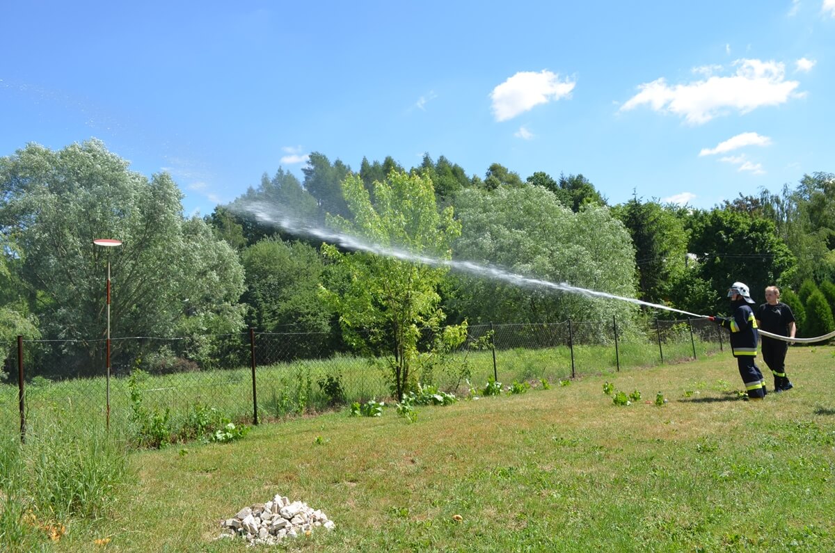 ćwiczenia nowych strażaków osp konopnica