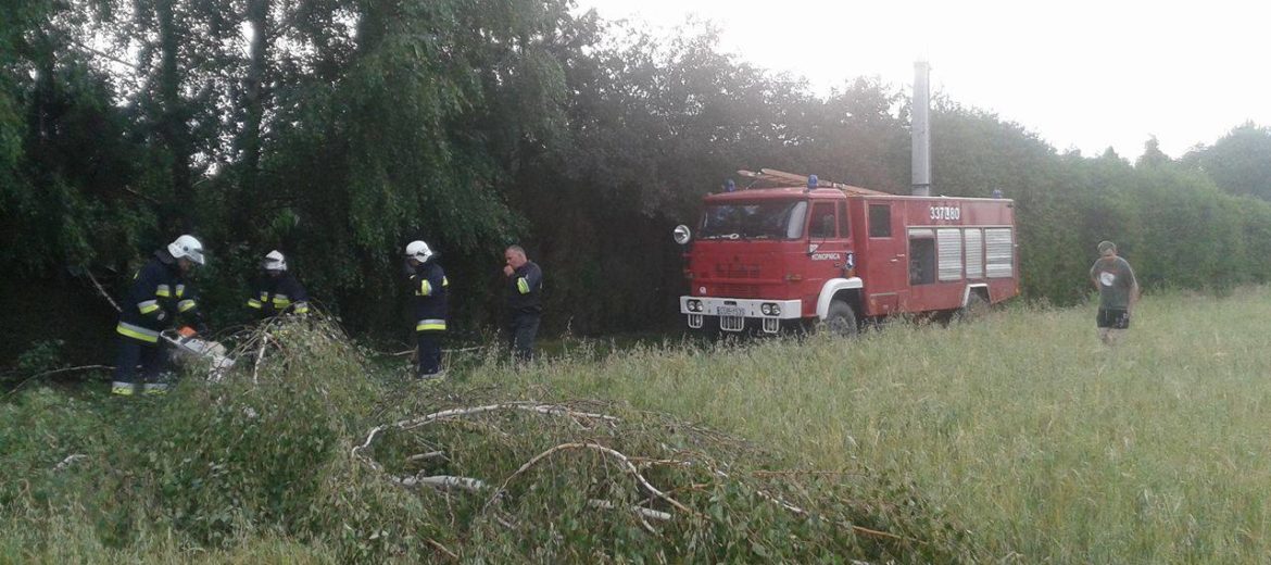 osp konopnica akcja strażacy ochotnicza