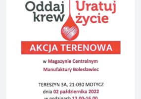 Zostań dawcą krwi!